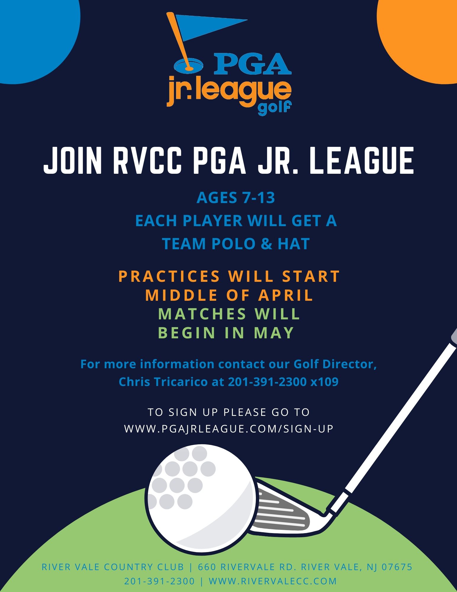 PGA Jr. League River Vale Country Club